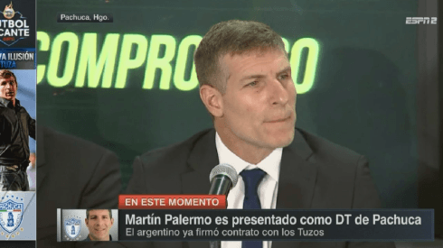 Martín Palermo se refirió a la posibilidad de sumar al Chaco Giménez a su CT en Pachuca