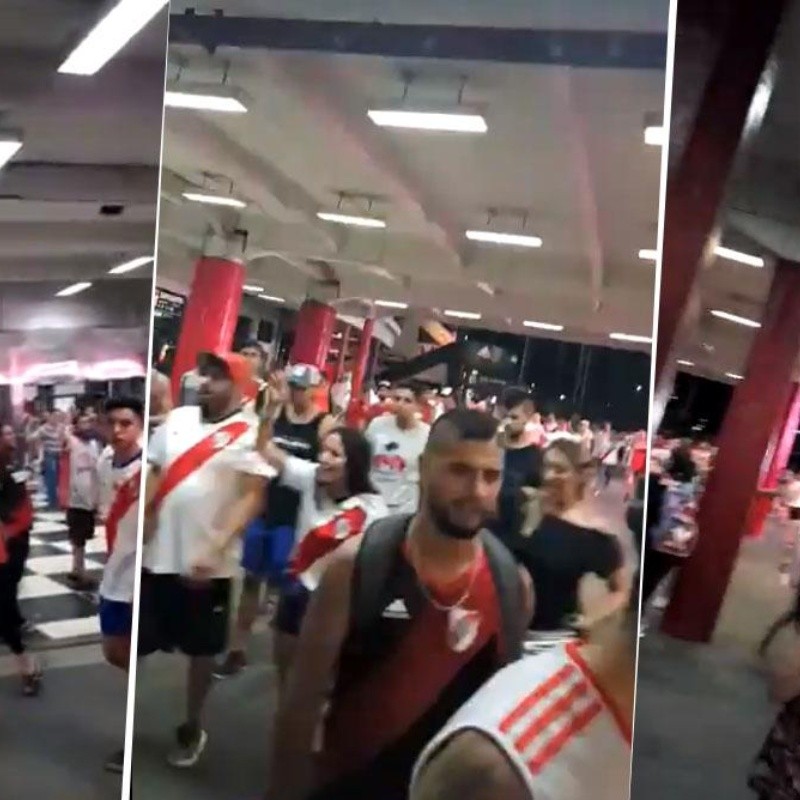 Los hinchas de River cantaron contra D'Onofrio y la venta del Monumental