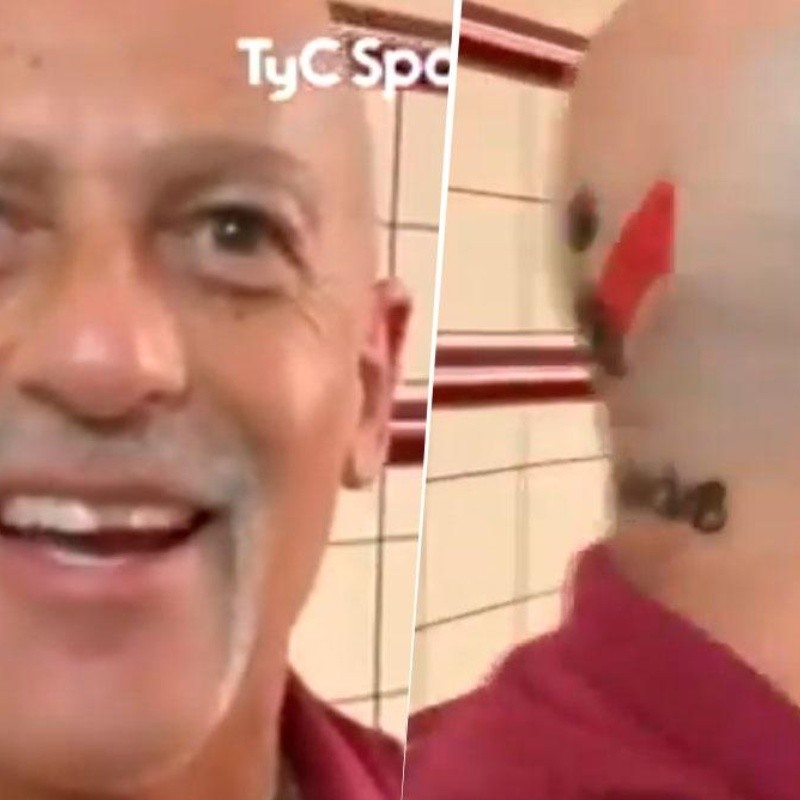 Nunca vimos algo así: TyC Sports encontró el tatuaje más loco en la hinchada de River