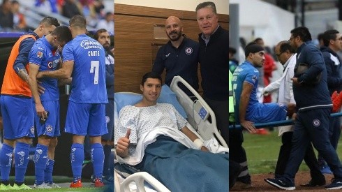 Tres lesionados de gravedad consiguió Cruz Azul este fin de semana.