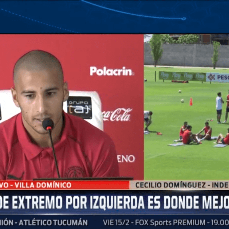 Cecilio Domínguez no le teme al fútbol argentino: "En México también decían que me iba a costar"