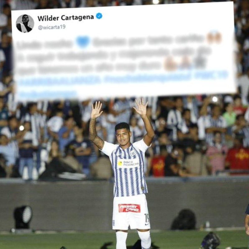 Amor puro: Wilder Cartagena le agradeció a los hinchas de Alianza por la ovación en la Noche Blanquiazul