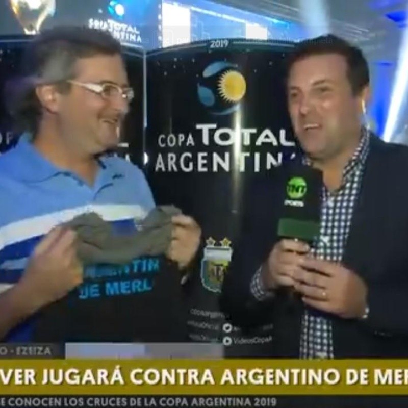 Habló el dirigente de Argentino de Merlo que gritó en pleno sorteo de la Copa Argentina