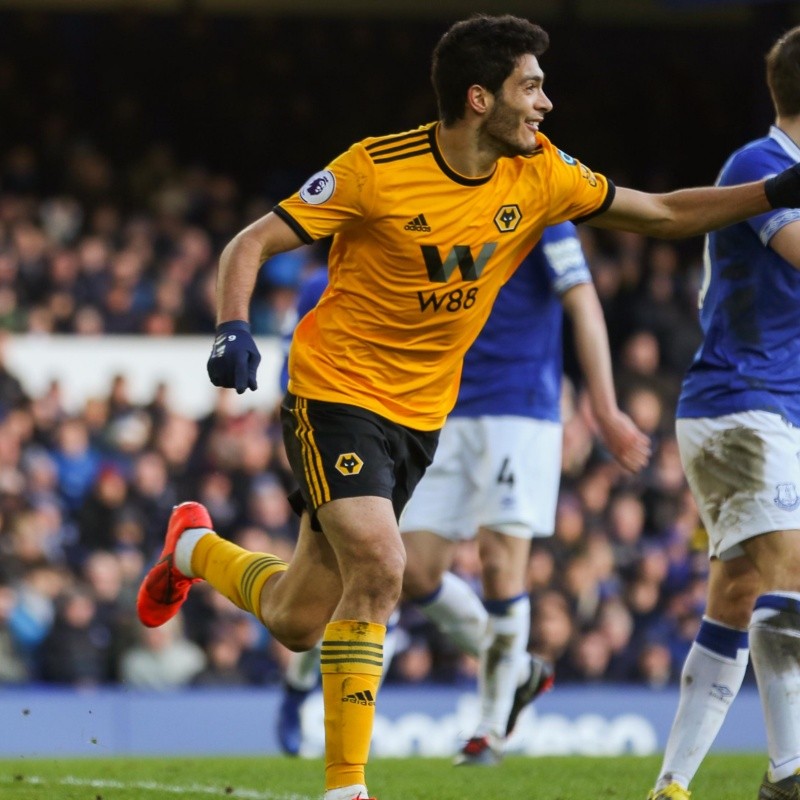 Raúl Jiménez se elogió a él mismo luego de su gran partido ante el Everton