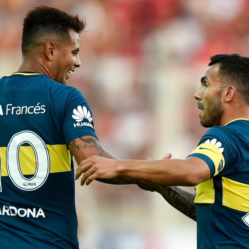 De un 10 para el otro: el saludo de Cardona a Tevez en su cumpleaños