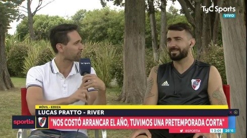 Pratto eligió una llamativa frase para explicar qué hace que River reaccione en la Superliga