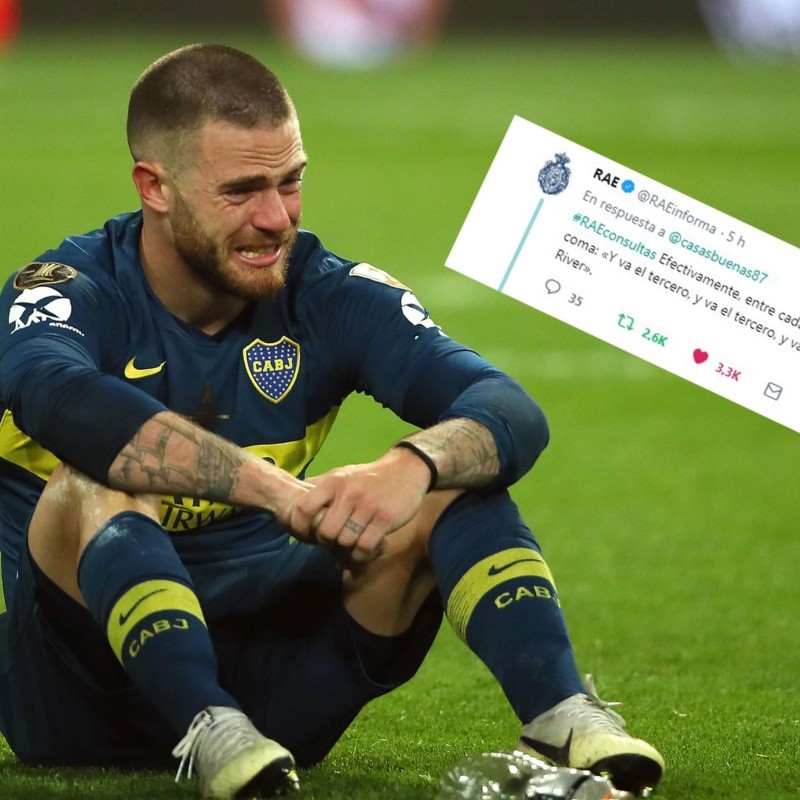 Sin quererlo, la Real Academia Española trolleó a Boca en Twitter