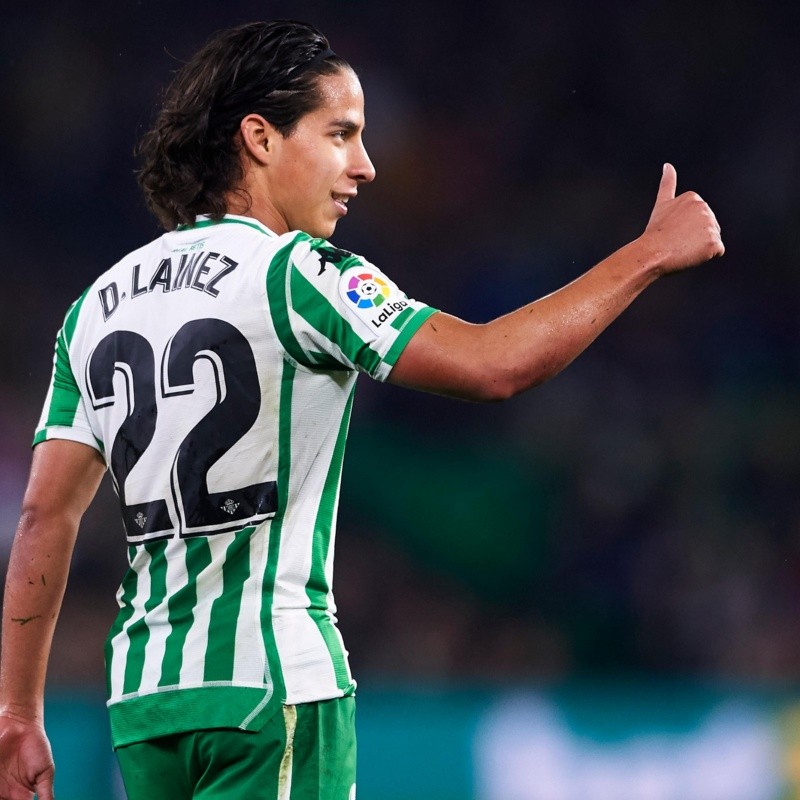 Lainez fue registrado por el Betis para jugar la Europa League