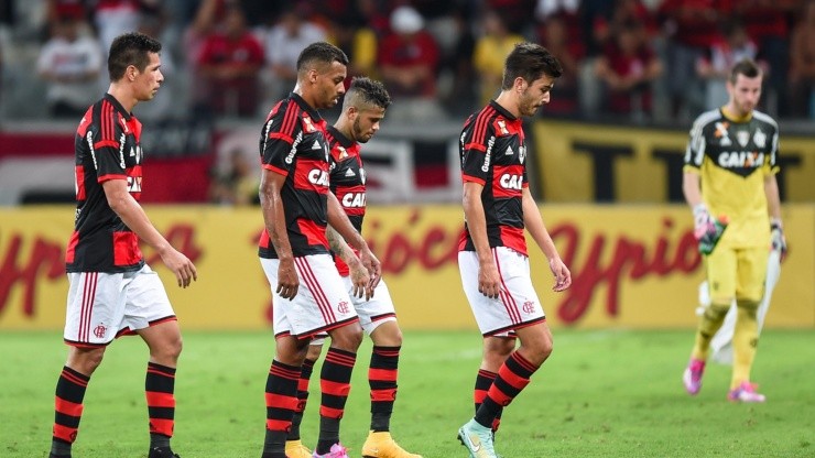 Foto de los jugadores de Flamengo de primera.