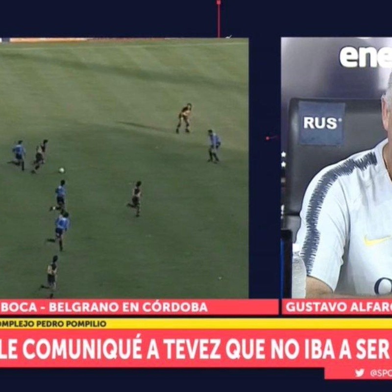 No es uno más: Alfaro le tuvo que explicar a Tevez por qué no iba a ser titular en Boca