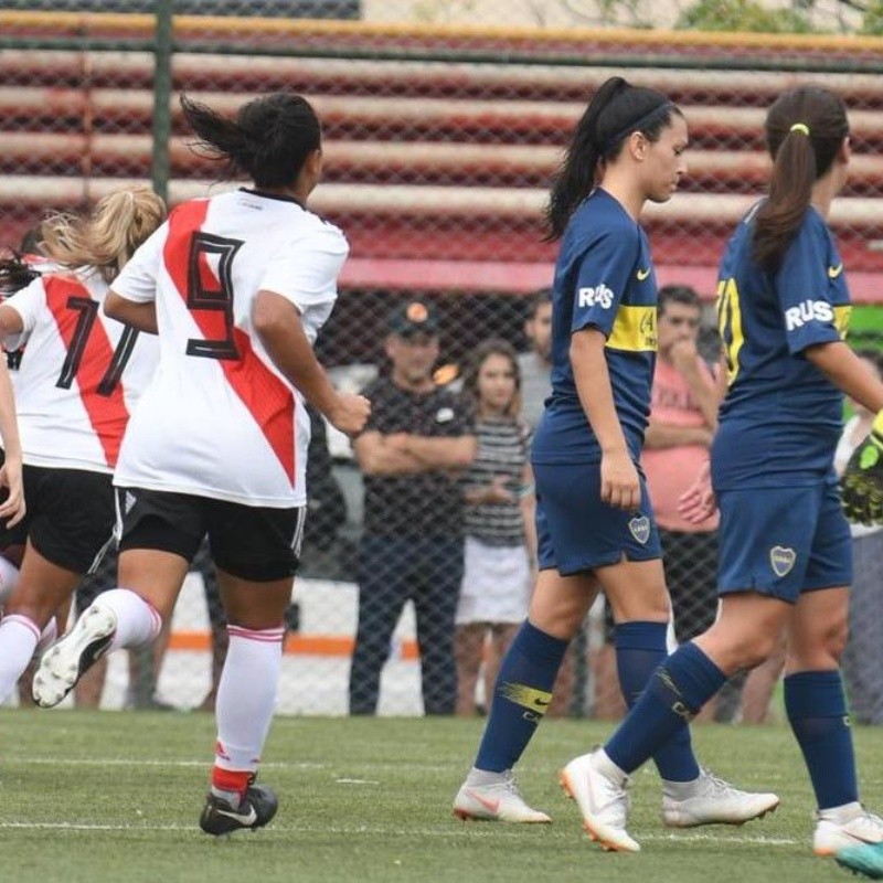 River le gana a Boca también en el fútbol femenino