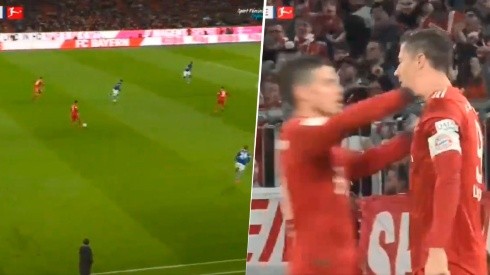 El armador del Bayern: las dos asistencias de James Rodríguez en 15'