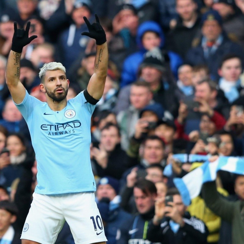 Preparen, apunten, Kun: Agüero acaba de hacer un gol infernal con el Manchester City