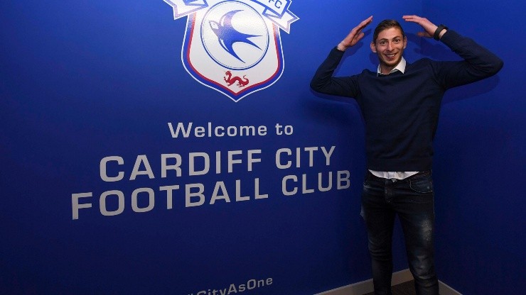 Emiliano Sala en Cardiff.