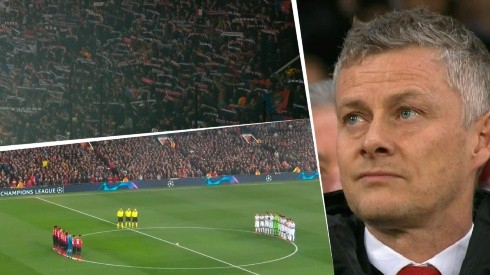 El minuto de aplausos en honor a Sala en Manchester United-PSG