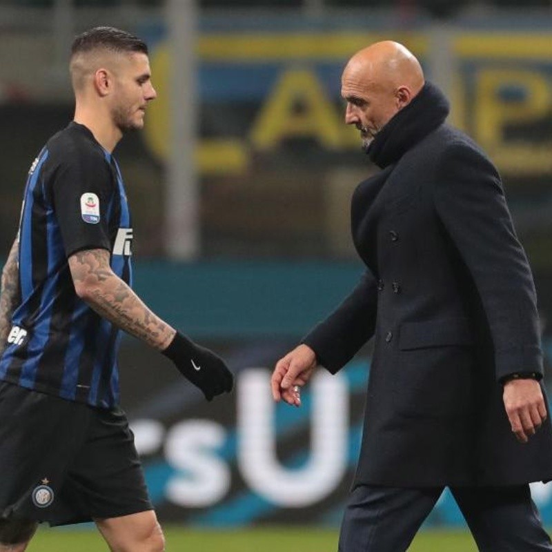 El DT del Inter hundió a Icardi: "Estaba convocado, pero no quiso venir"