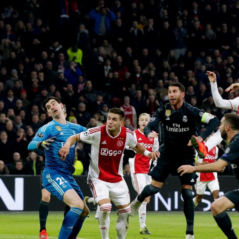 Courtois se equivocó feo, Tagliafico hizo delirar al Ajax pero el VAR terminó salvando al Real Madrid