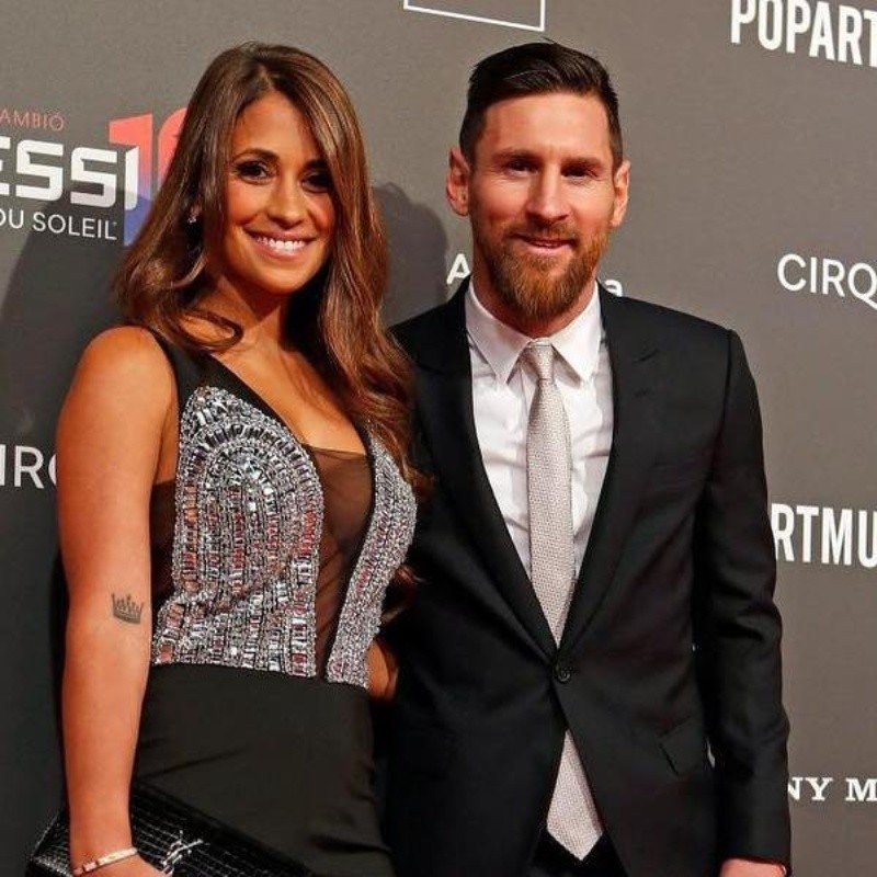 Antonella Roccuzzo subió una foto re chuchi con Messi por San Valentín