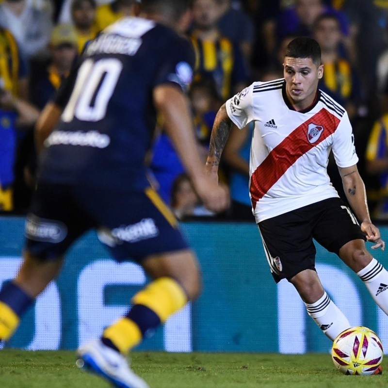 Quintero marcó otro golazo y los hinchas de River se volvieron a acordar de Riquelme