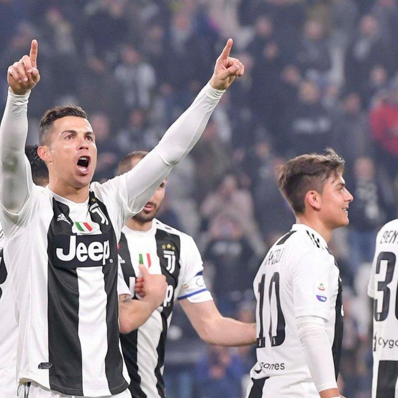 Juventus pisó fuerte con Dybala y Cristiano antes de los octavos de Champions League