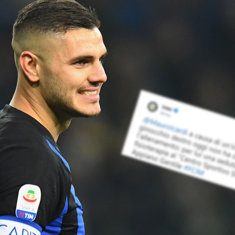 Inter reveló por qué Icardi no entrena pero en Twitter nadie les creyó