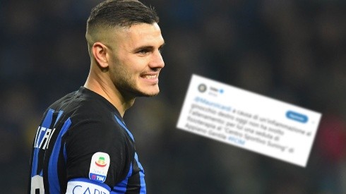 Inter reveló por qué Icardi no entrena pero en Twitter nadie les creyó