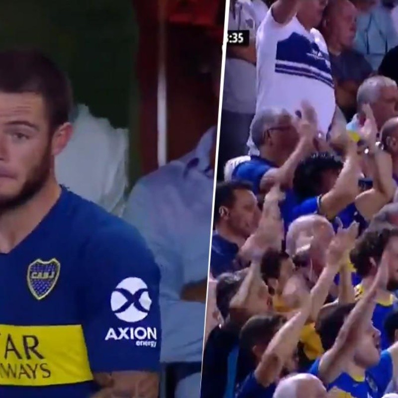 Los enamora: Nández agradeció sin parar el cariño de la gente de Boca