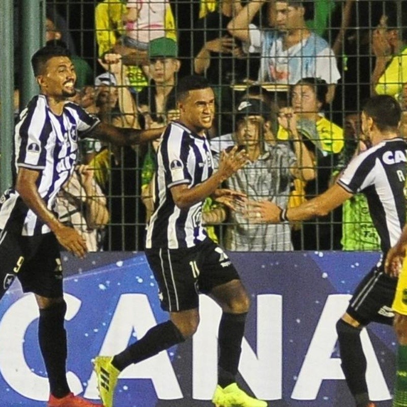 A meterse en el torneo: Defensa perdió ante Botafogo y quedó eliminado de la Sudamericana