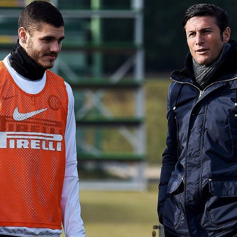 A Zanetti le preguntaron por Icardi y le marcó la cancha con una frase