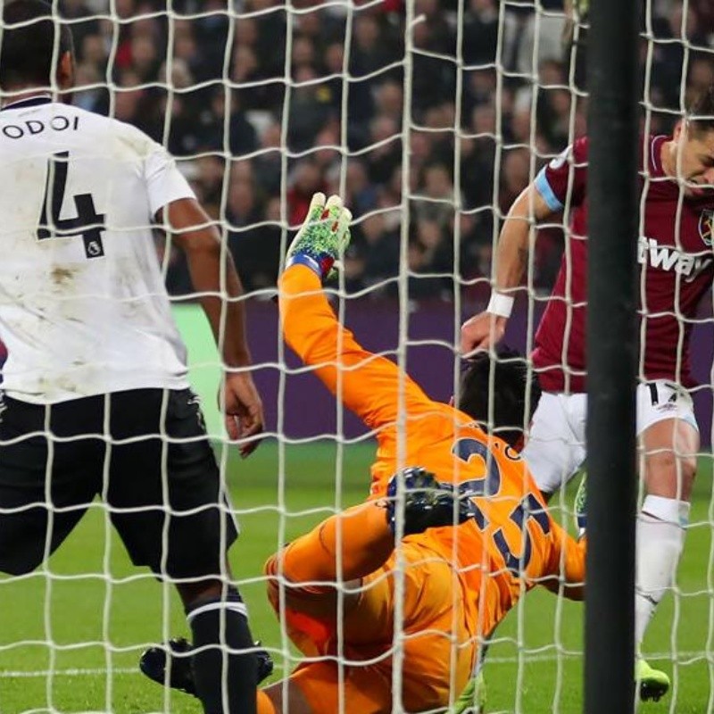 Nunca mejor dicho: de la mano de Chicharito, West Ham venció al Fulham