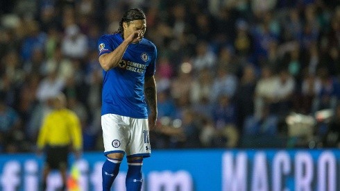 Carlos Peña triste en su paso por Cruz Azul.