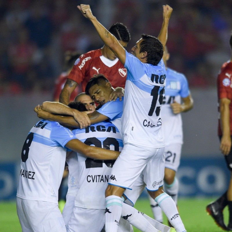 ¡La fiesta es de Racing! Le ganó a Independiente y es líder de la Superliga