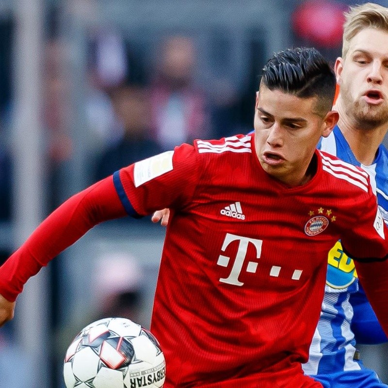 Bayern Munich le puso los puntos al Real Madrid sobre James