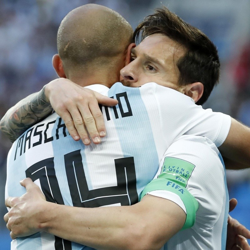 Mascherano reveló por qué Messi no habló después de la eliminación argentina en Rusia 2018