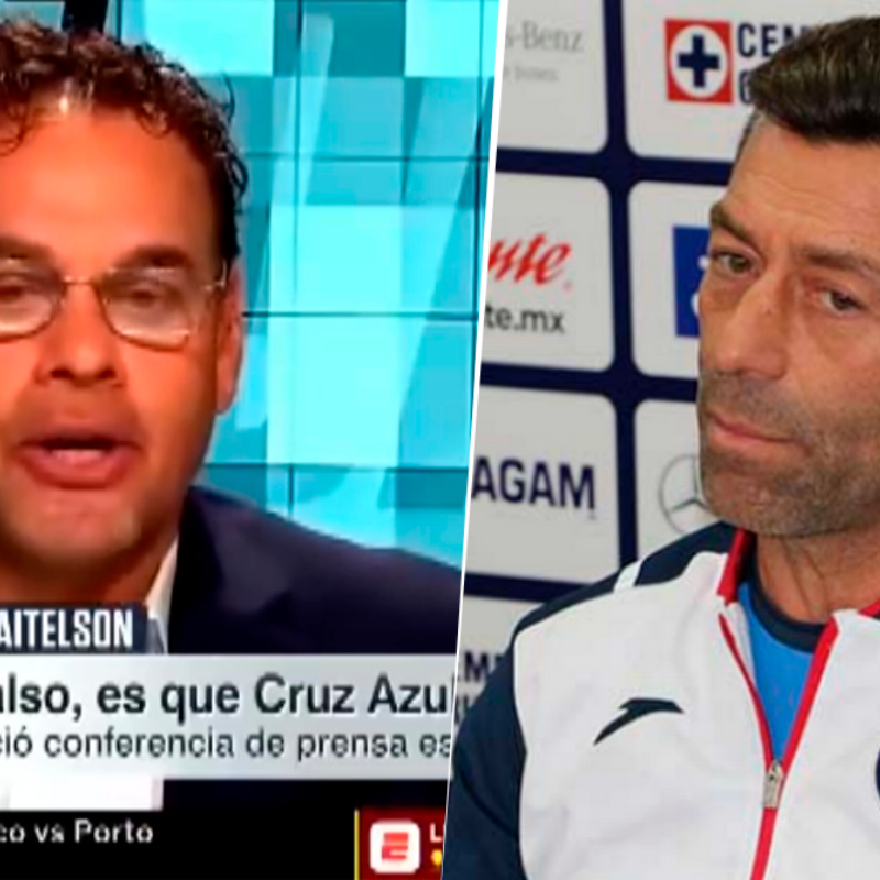 Faitelson le respondió a Caixinha sus acusaciones a la prensa: "Póngase a trabajar"