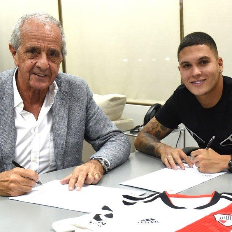 Respira todo River: Quintero firmó y renovó contrato hasta 2022