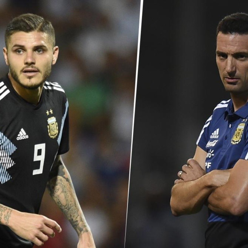 Las tres alternativas de Scaloni para reemplazar a Mauro Icardi en la Selección Argentina