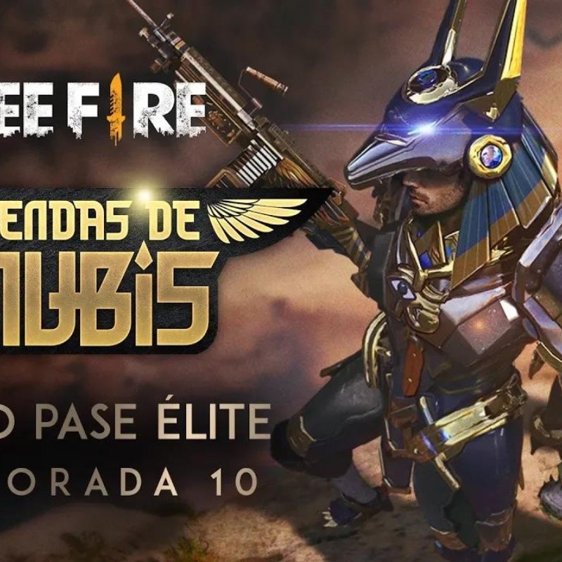 Free Fire: Nuevo Pase de Elite 'Leyenda de Anubis' y skin de Diamond Royale