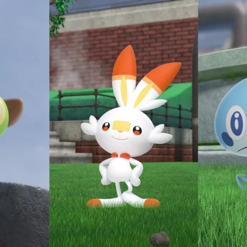 Grookey, Scorbunny y Sobble, los Starters de la Octava Generación de Pokémon