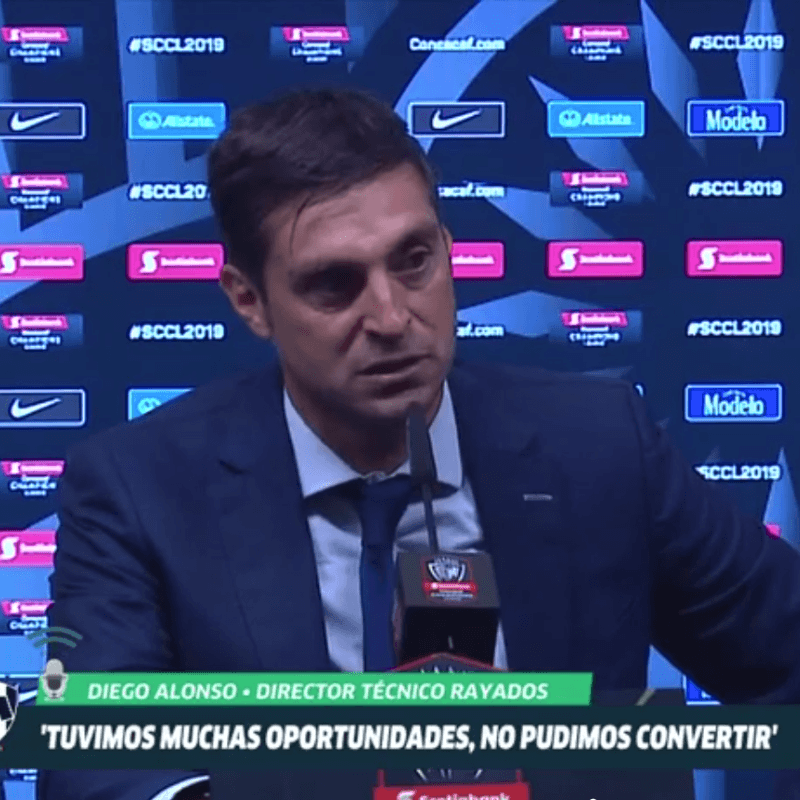 La autocrítica de Diego Alonso tras el duro partido de Rayados ante Alianza