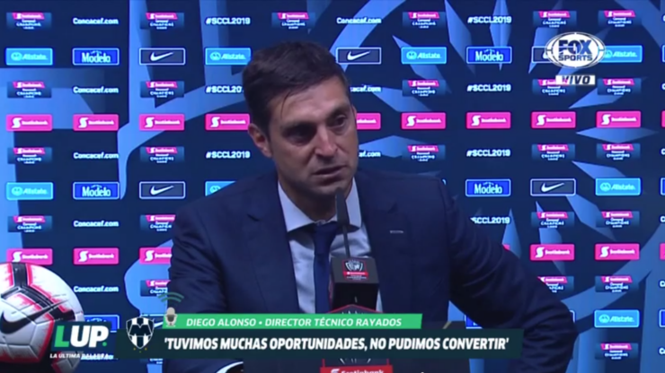 La autocrítica de Diego Alonso tras el duro partido de Rayados ante Alianza