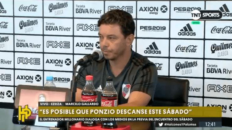 Foto de Marcelo Gallardo, entrenador de River.