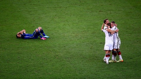 FINAL. La tristeza y la euforia que dejó la final del Mundial de Brasil 2014 (Foto: Getty).