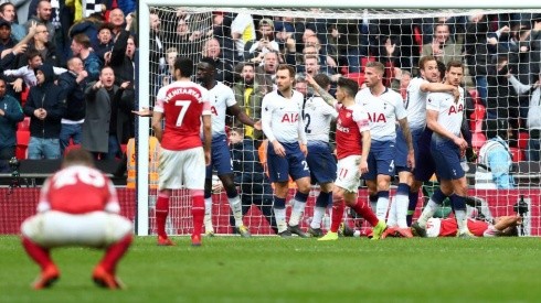Todo muy Arsenal: Aubameyang erró un penal en el 90' y Tottenham le empató el derby