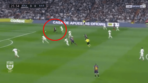 Rakitic durmió a Sergio Ramos, se la picó a Courtois y gol de Barcelona