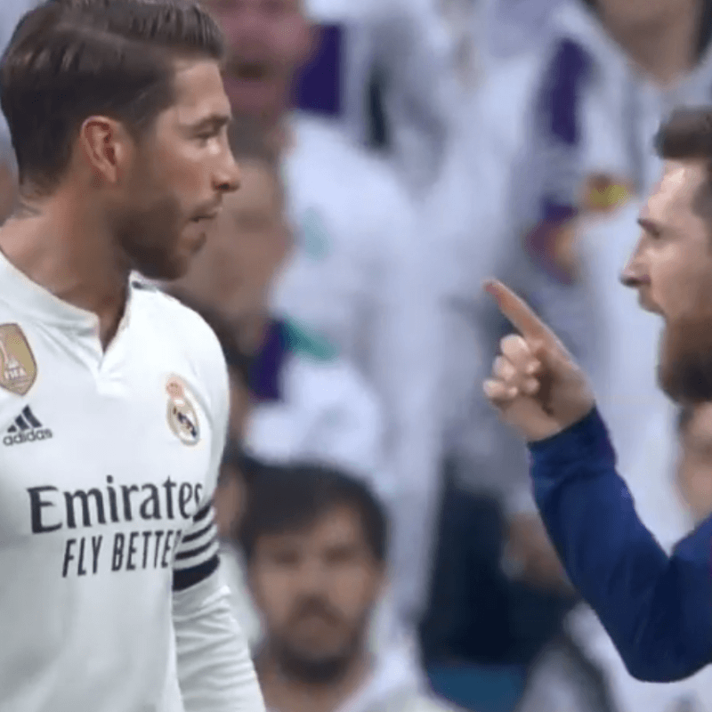 Le leímos los labios: lo que le dijo Messi a Sergio Ramos tras el codazo