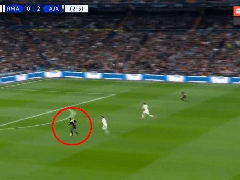 Neres casi convierte el gol de su vida en el Santiago Bernabéu