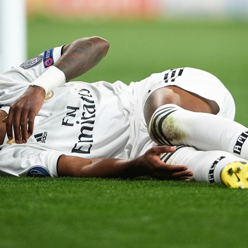 Siguen los problemas para el Real Madrid: Se rompió Vinícius