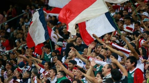 Aficionados en el partido frente a Monterrey.