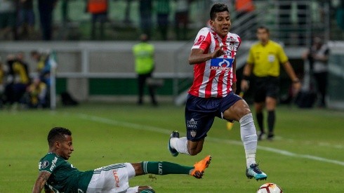 Junior vs Palmeiras por la Copa Libertadores.